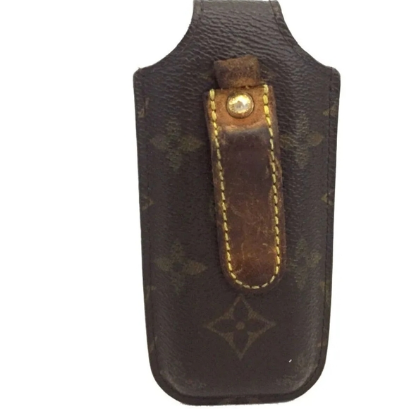 LOUIS VUITTON MONOGRAM ETUI TELEPHONE JAPAN CELL PHONE CASE/1A4142 - Picture 8 of 9